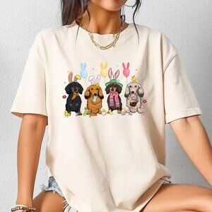 Graphic Easter Dog Shirt, Funny Easter Dog Tee, Dog Lover Gift
